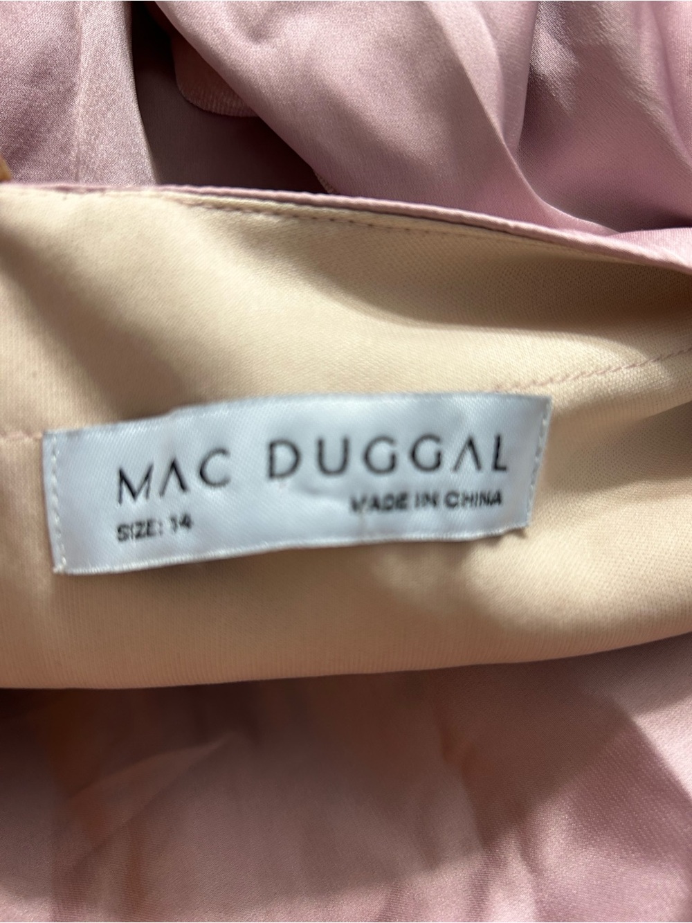 Mac Duggar Blush Pink Long Sleeve Fit-and-Flare Dress - Picture 8 of 9